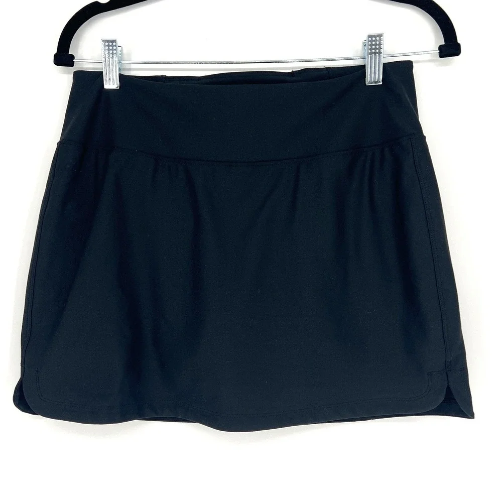 L.L. Bean Everyday‎ Performance Skort Women's Small Black Active UPF 50+ Outdoor